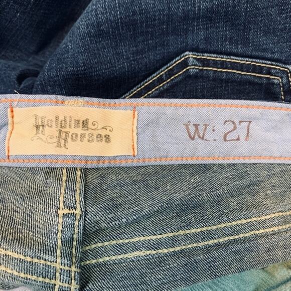 Holding Horses Anthropologie Jean Womens Boy Shorts 11" Inseam Denim sz 27 - Picture 7 of 12